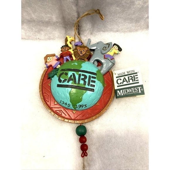 1995 Christmas Ornament GLOBAL CELEBRATION 5" Midwest of Cannon Falls  BRAND NEW - Picture 1 of 6